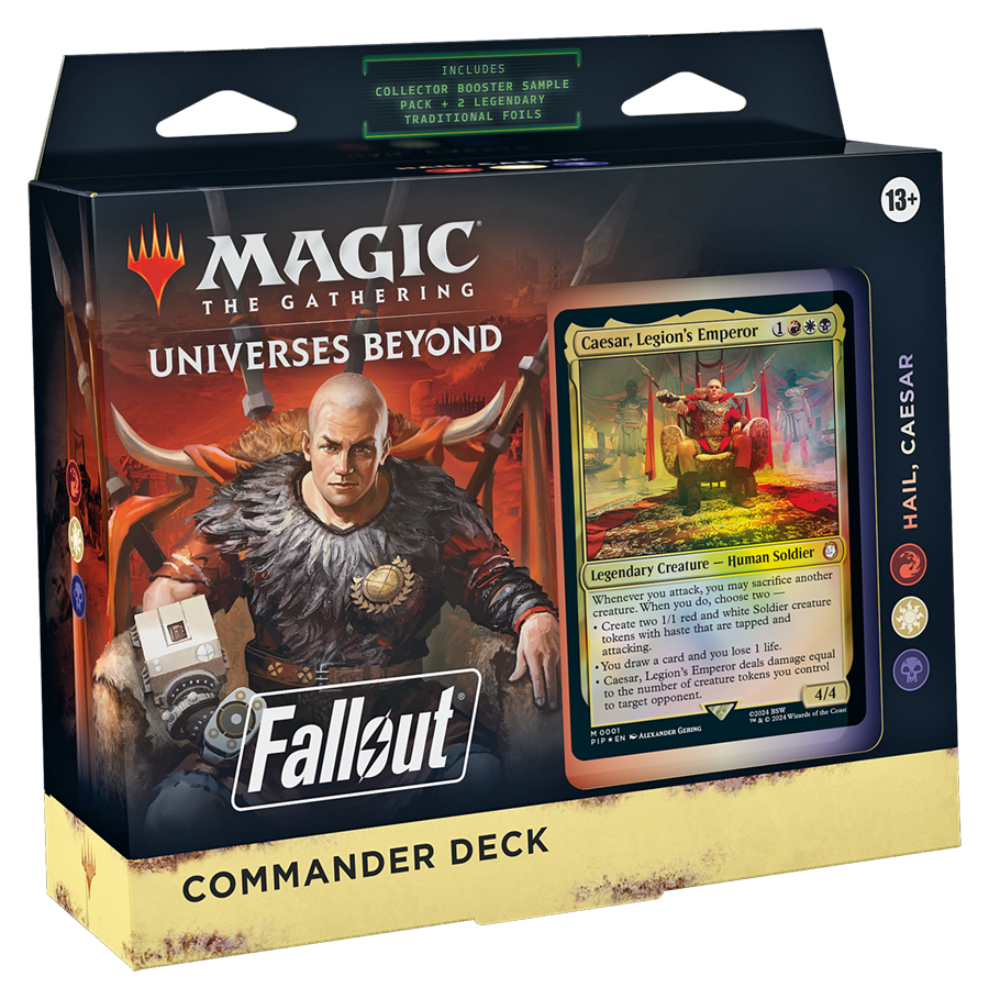 MTG: Universes Beyond - Fallout [Commander Deck] - Hail, Caesar (ألعاب تداول البطاقات )
