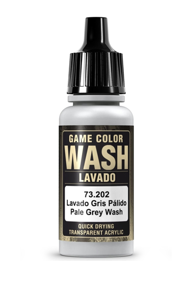 Vallejo Paints: Game Color - Pale Grey Wash [17ml] (صبغ المجسمات)