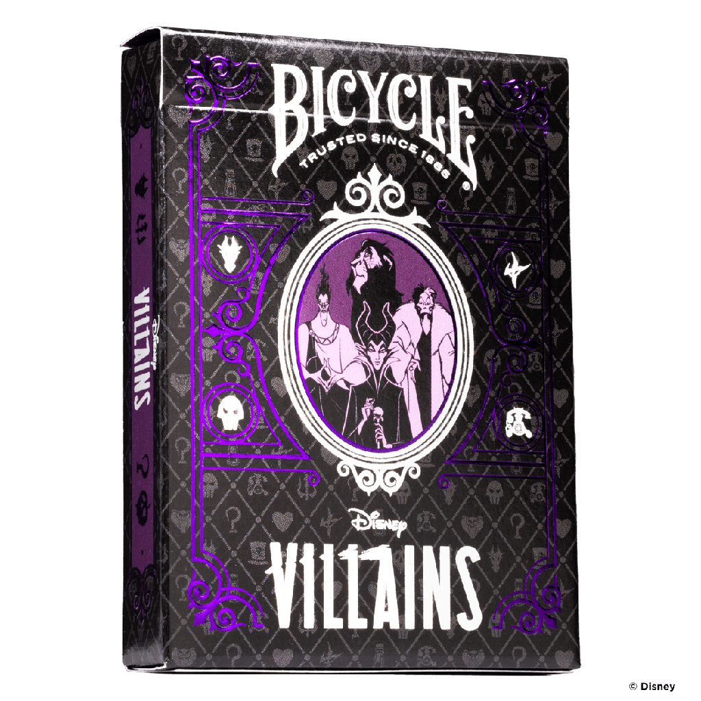 Playing Cards: Bicycle - Disney - Villains, Purple (ورق لعب)