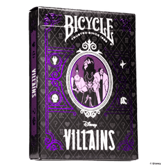 Playing Cards: Bicycle - Disney - Villains, Purple (ورق لعب)