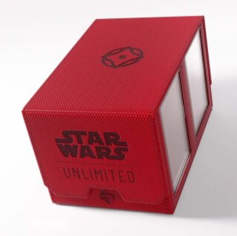 Deck Box: Star Wars: Unlimited Double Deck Pod, Red (لوازم للعبة تداول البطاقات)