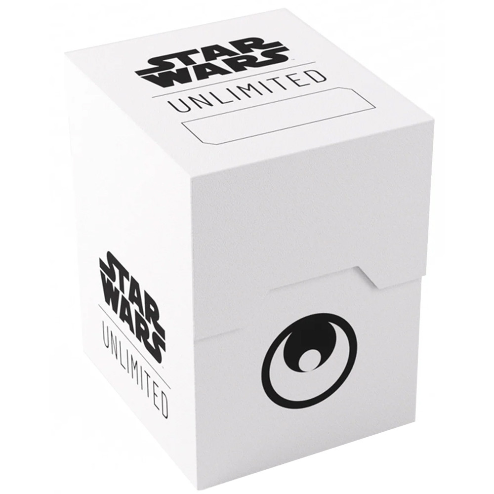 Deck Box: Star Wars: Unlimited Soft Crate, White/Black (لوازم للعبة تداول البطاقات)