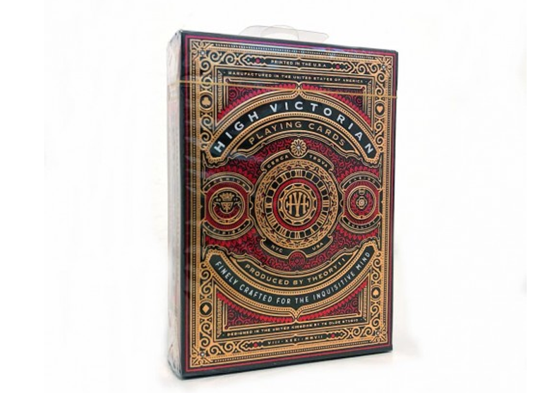 Playing Cards: Theory11 - High Victorian, Red (ورق لعب)