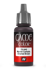 Vallejo Paints: Game Color - Charred Brown [17ml] (صبغ المجسمات)