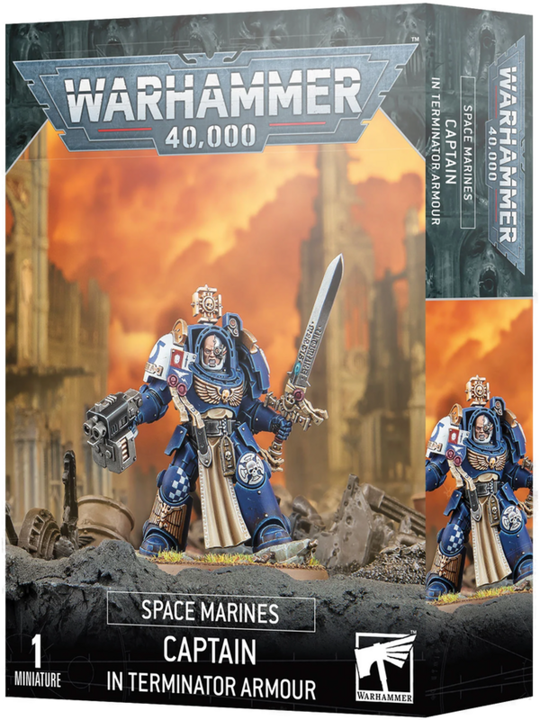 WH 40K: Space Marines - Captain In Terminator Armour (إضافة للعبة المجسمات)