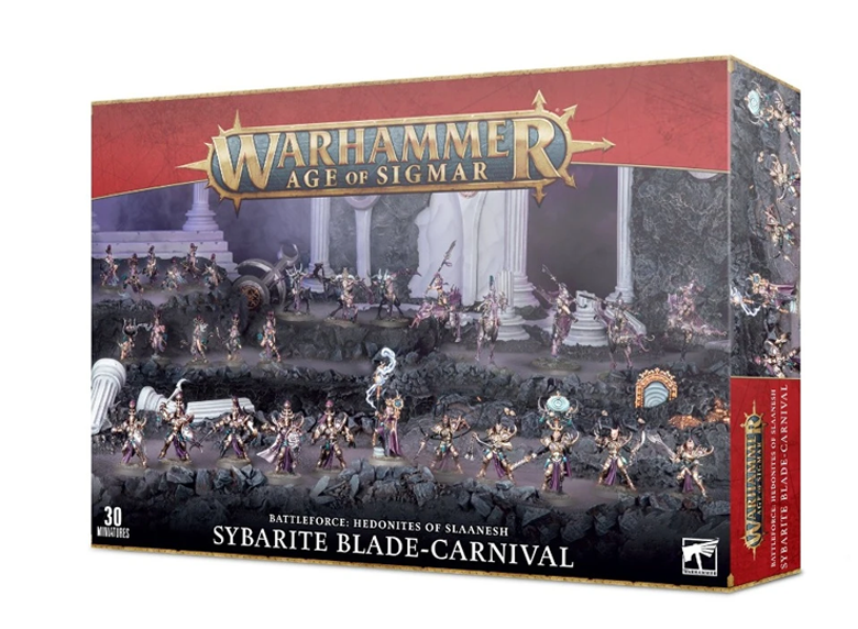 WH AoS: Hedonites Sybarite - Blade-Carnival Battleforce (إضافة للعبة المجسمات)