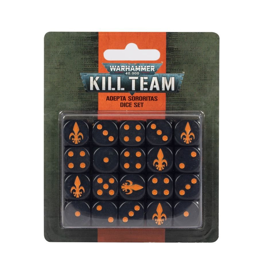 WH 40K: Kill Team - Adepta Sororitas Dice Set (لوازم لعبة لوحية)