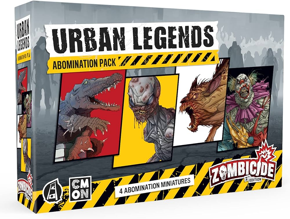 Zombicide [2nd Ed.] - Urban Legends Abominations (إضافة للعبة المجسمات)