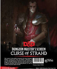 D&D RPG: Curse of Strahd - DM Screen (لوازم للعبة تبادل الأدوار)