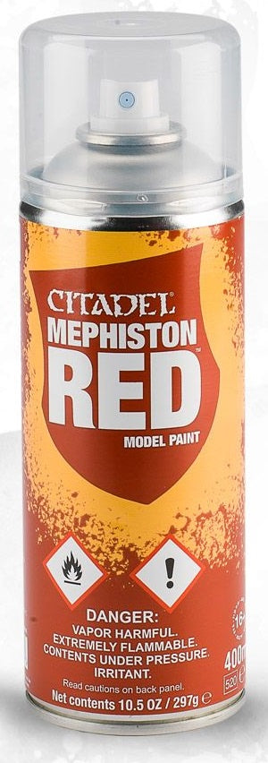 Citadel: Spray Primers, Mephiston Red (صبغ المجسمات)