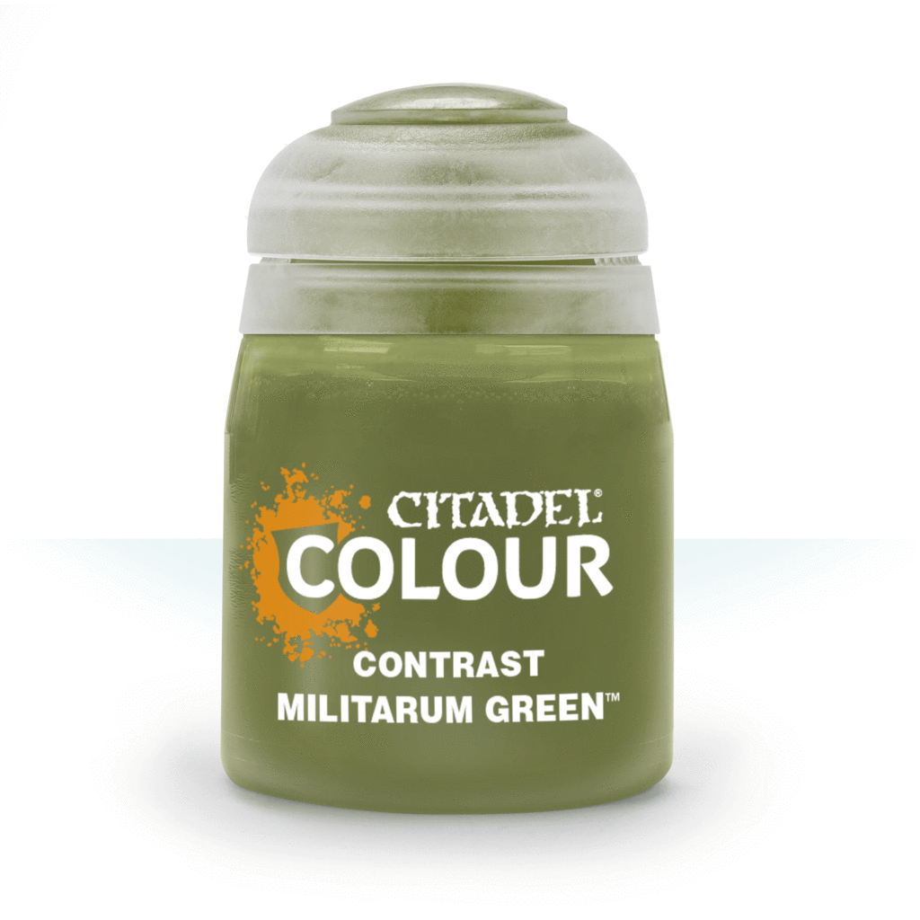 Citadel: Contrast Paints, Militarum Green (صبغ المجسمات)