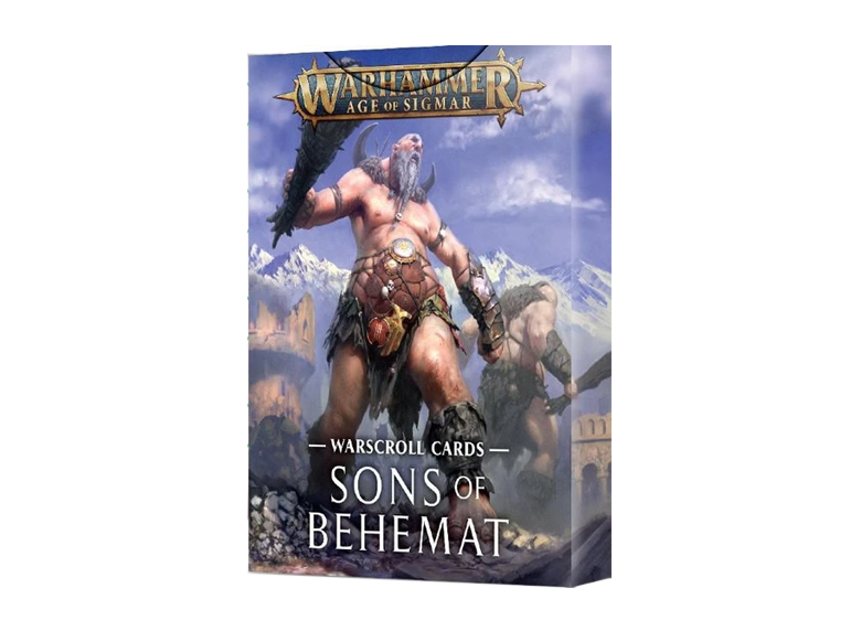 WH AoS: Warscroll Cards - Sons of Behemat (إضافة للعبة المجسمات)