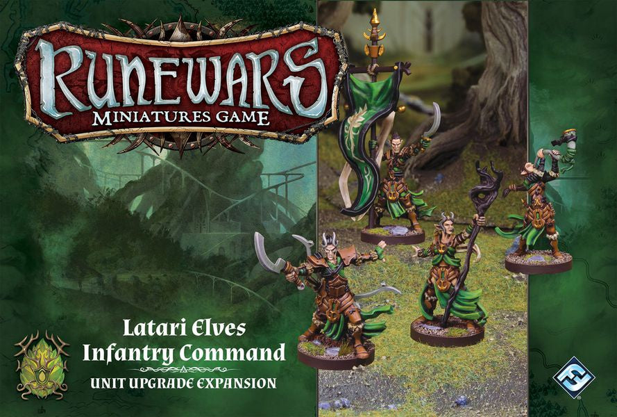 Runewars Minis - Latari Elves Infantry Command (إضافة للعبة المجسمات)