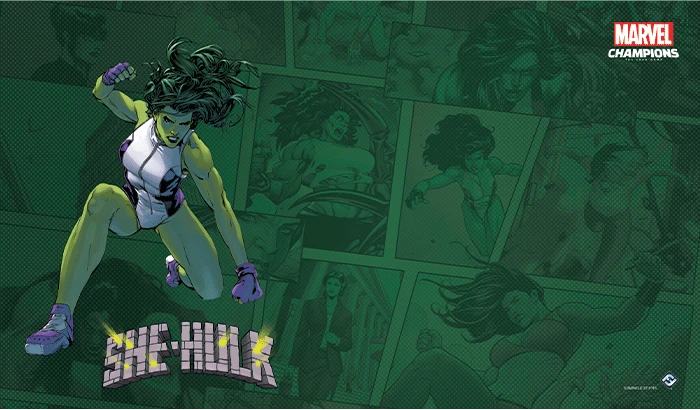 Marvel LCG - Playmat - She-Hulk (لوازم للعبة البطاقات الحية)
