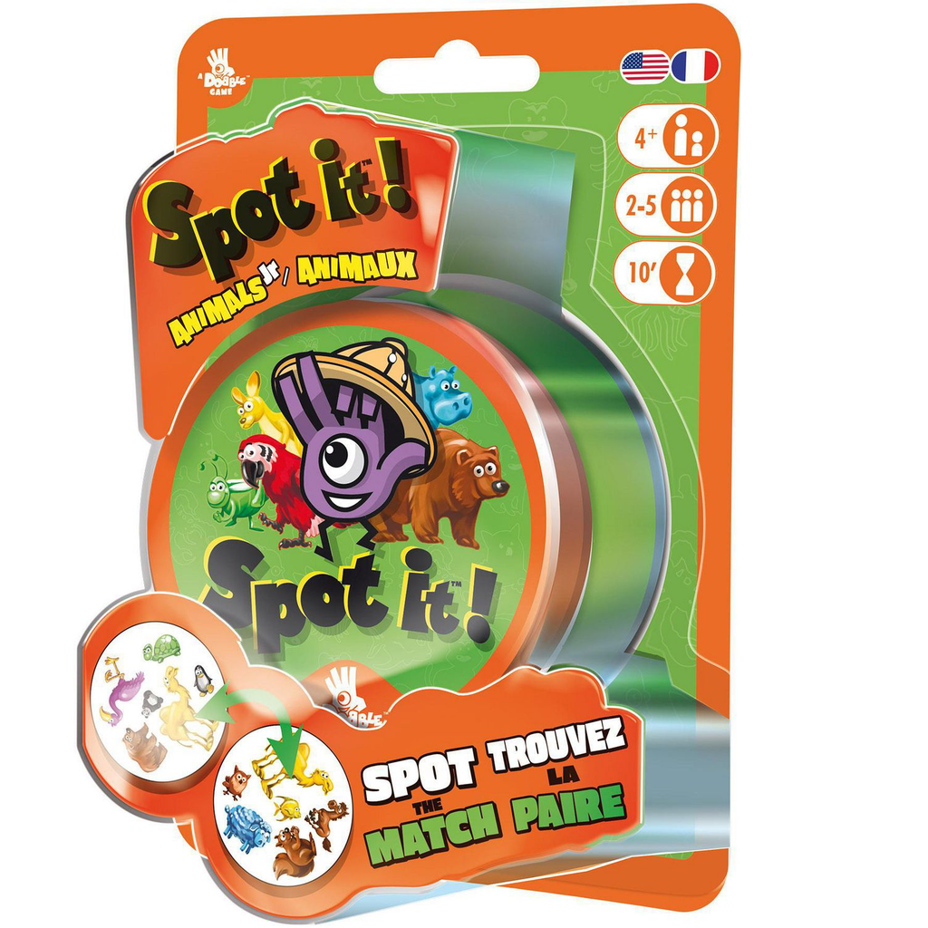 Spot It!: Animal Jr. (Eco-Blister) (اللعبة الأساسية)