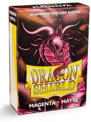 Sleeves: Dragon Shield - Japanese Size - Matte [x60], Magenta (لوازم لعبة لوحية)