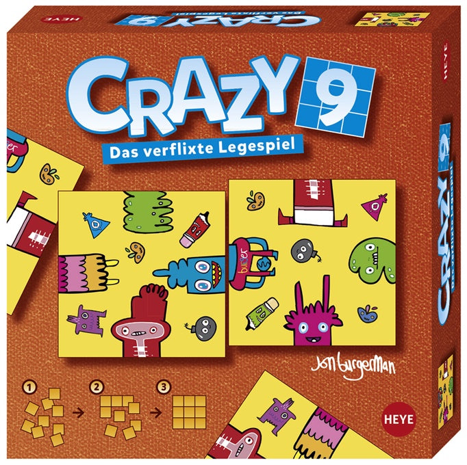Jigsaw Puzzle: HEYE - Crazy 9 - Burgerman Doodles (أحجية الصورة المقطوعة)