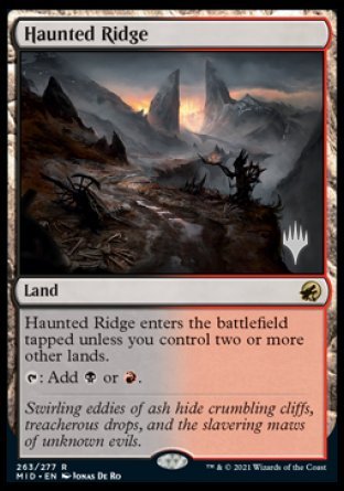 Haunted Ridge (Promo Pack) [Innistrad: Midnight Hunt Promo Pack]