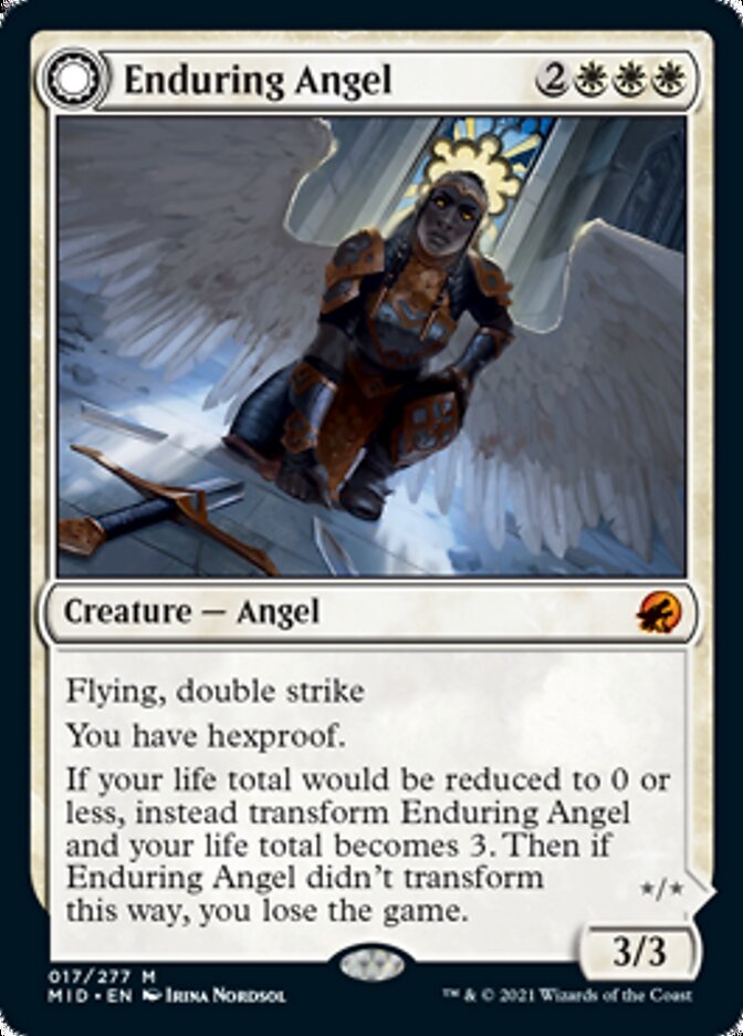 Enduring Angel // Angelic Enforcer [Innistrad: Midnight Hunt]