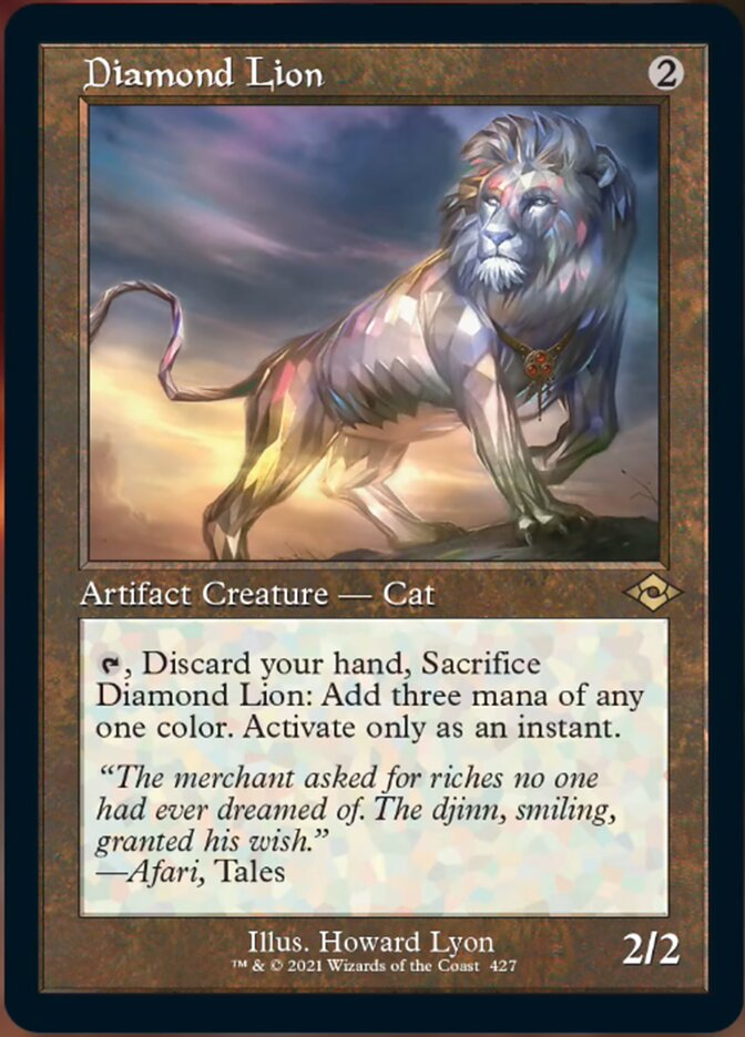 Diamond Lion (Retro Etched Foil) [Modern Horizons 2]