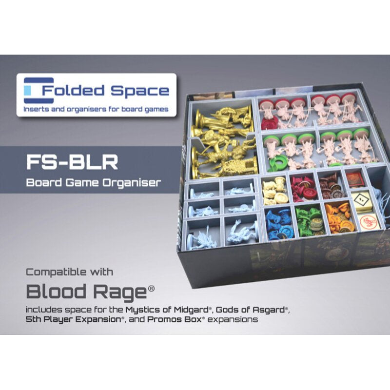 Accessories Board Games: Folded Space - Blood Rage + Expansions Insert (لوازم لعبة لوحية)