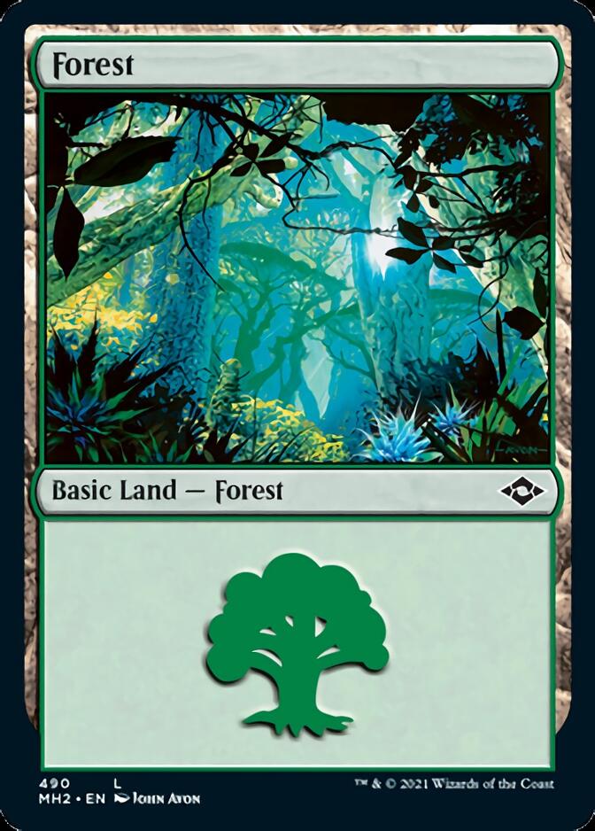 Forest (490) (Etched Foil) [Modern Horizons 2]