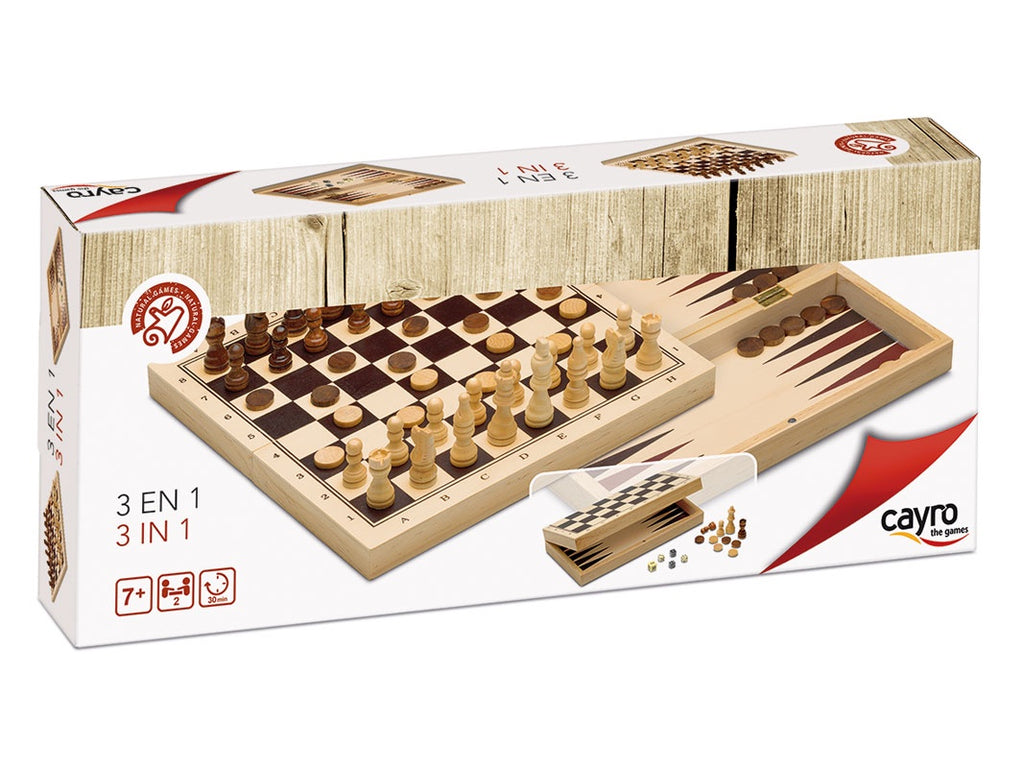 3 Games In 1 [Chess, Checkers & Backgammon]: Cayro (اللعبة الأساسية)