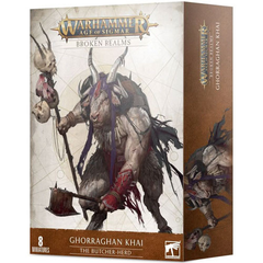 WH AoS: Broken Realms - Ghorraghan Khai, The Butcher-herd (إضافة للعبة المجسمات)