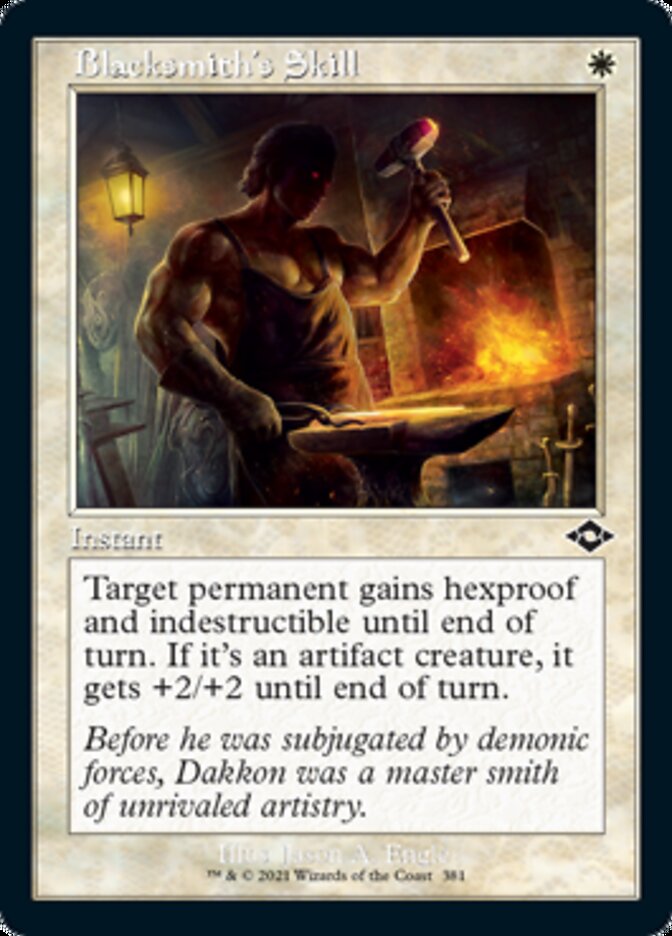 Blacksmith's Skill (Retro Etched Foil) [Modern Horizons 2]