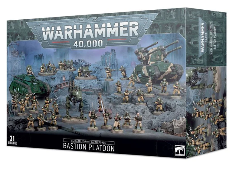 WH 40K: Astra Militarium - Bastion Platoon Battleforce (لعبة المجسمات للمبتدئين)