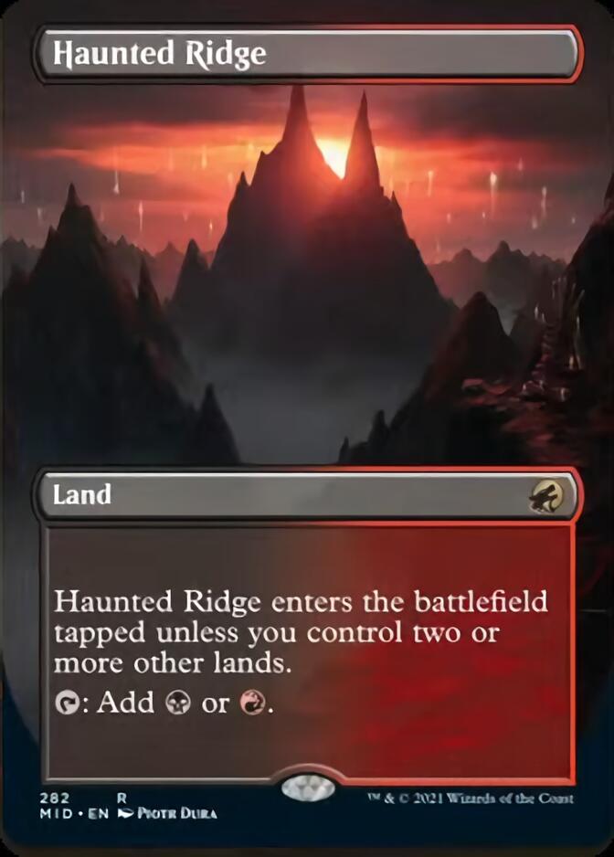 Haunted Ridge (Borderless) [Innistrad: Midnight Hunt]
