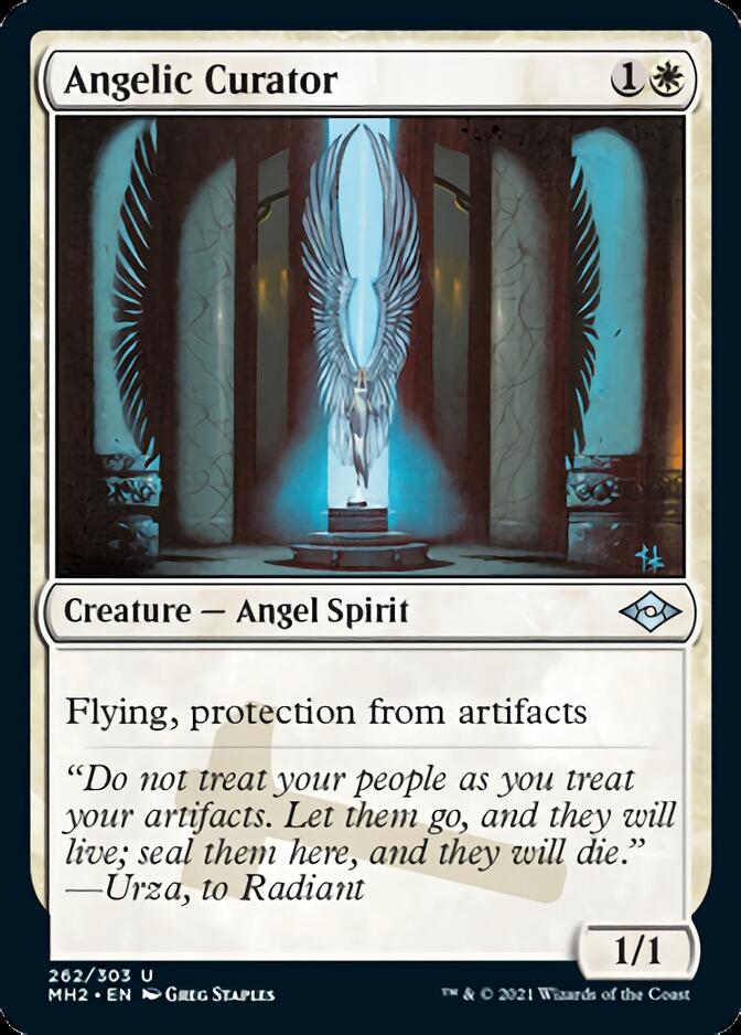 Angelic Curator (Etched Foil) [Modern Horizons 2]