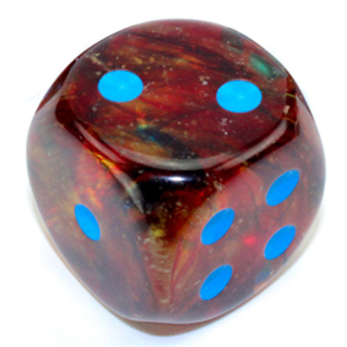 Dice: Chessex - Nebula - 30mm D6 - Luminary, Primary/Blue (حجر النرد)