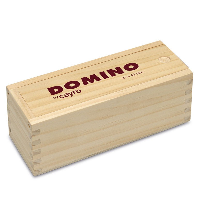 Domino: Cayro Acrylic with Wooden Box (اللعبة الأساسية)