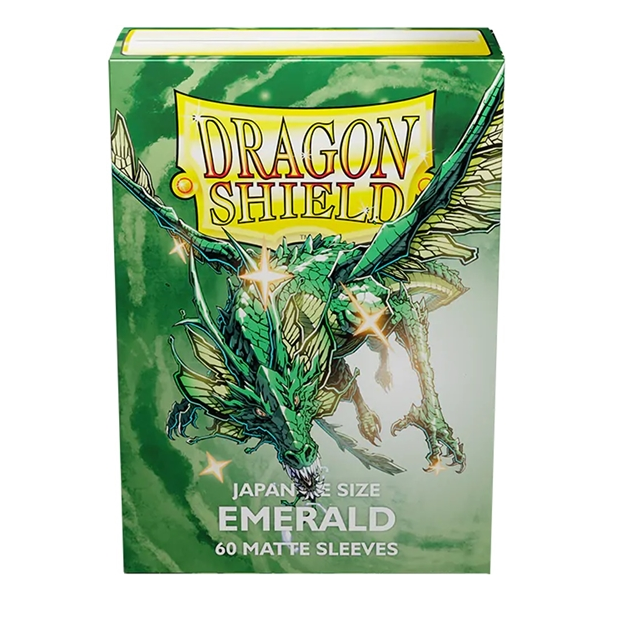 Sleeves: Dragon Shield - Japanese Size - Matte (x60) - Emerald (لوازم لعبة لوحية)