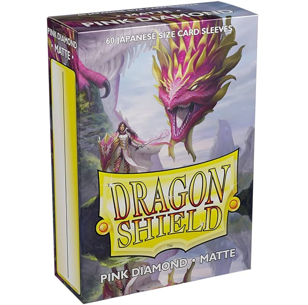 Sleeves: Dragon Shield - Japanese Size - Matte (x60) Pink Diamond (لوازم لعبة لوحية)
