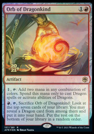 Orb of Dragonkind [Dungeons & Dragons: Adventures in the Forgotten Realms Prerelease Promos]