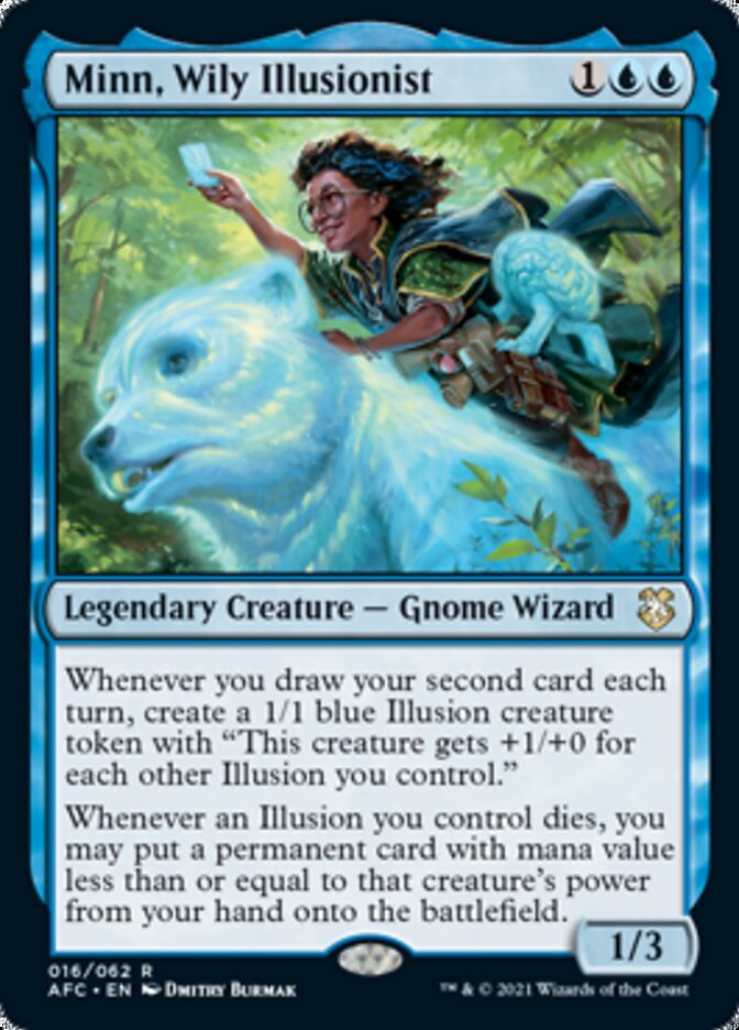 Minn, Wily Illusionist [Dungeons & Dragons: Adventures in the Forgotten Realms Commander]