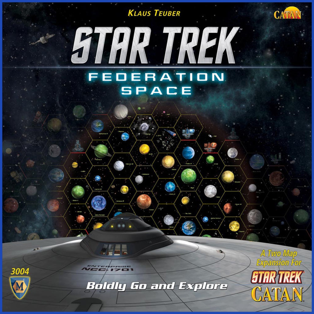 Star Trek Catan - Federation Space Map (إضافة لعبة)