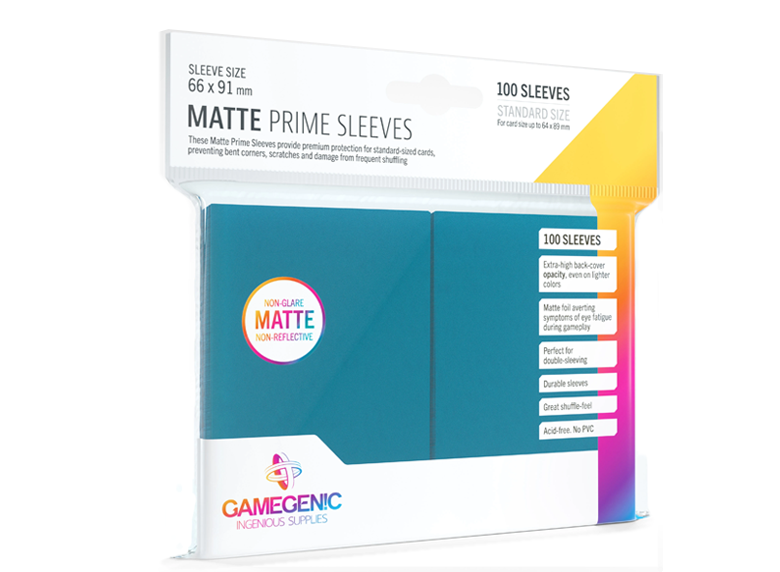 Sleeves: Gamegenic - Matte Prime Standard, Blue (لوازم لعبة لوحية)