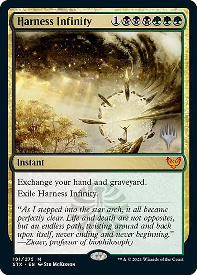 Harness Infinity (Promo Pack) [Strixhaven: School of Mages Promos]