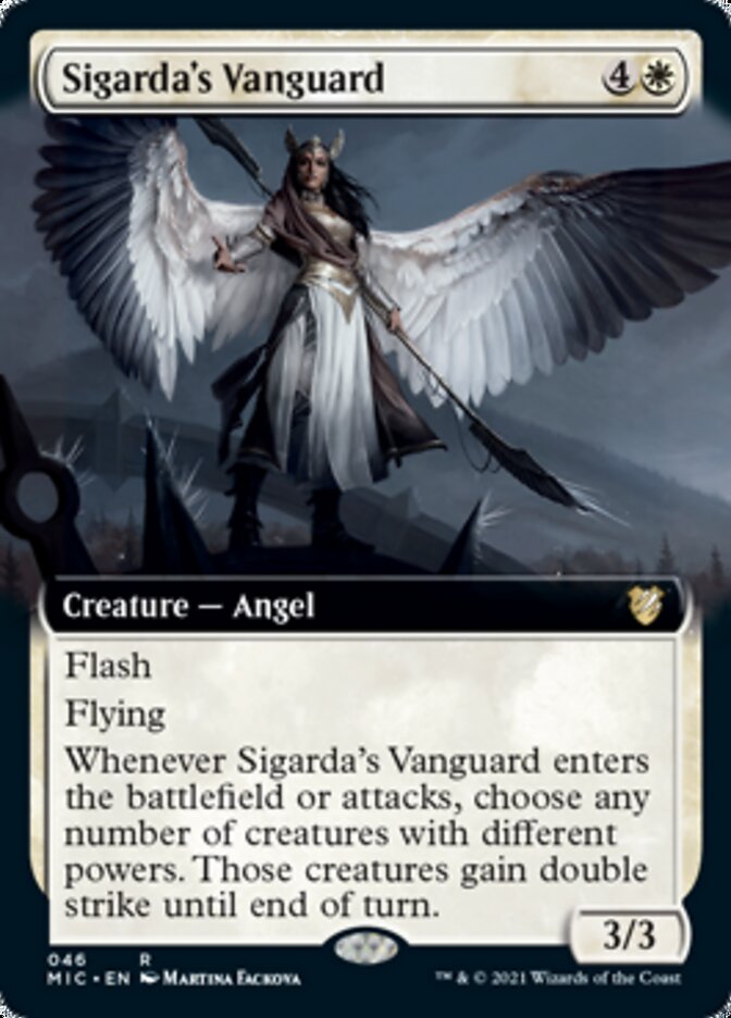 Sigarda's Vanguard (Extended) [Innistrad: Midnight Hunt Commander]