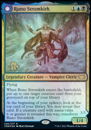 Runo Stromkirk // Krothuss, Lord of the Deep [Innistrad: Crimson Vow Prerelease Promos]