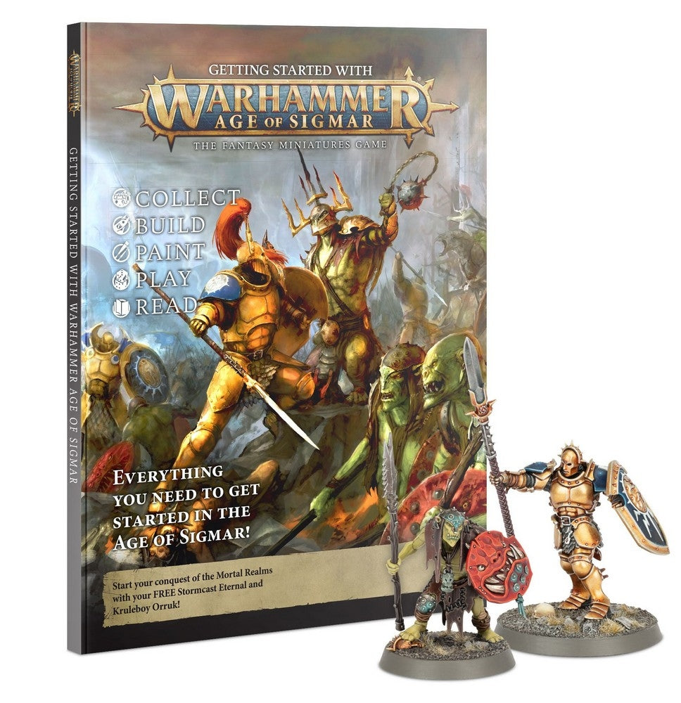 WH AoS: Getting Started with Age of Sigmar (2021 Ed.) (كتاب للعبة المجسمات)