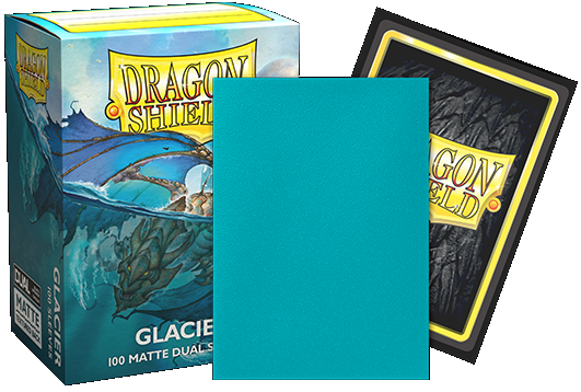 Sleeves: Dragon Shield - Standard - Dual Matte, Glacier [x100] (لوازم لعبة لوحية)