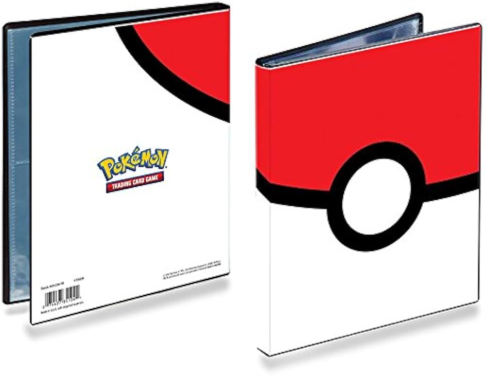 Pokemon Binder: Ultra PRO - 9-Pocket Full-View PRO-Binder - Poke Ball