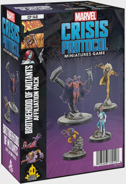 MARVEL: Crisis Protocol - Brotherhood of Mutants Affiliation Pack (إضافة للعبة المجسمات)