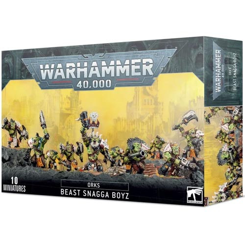 WH 40K: Orks - Beast Snagga Boyz (إضافة للعبة المجسمات)
