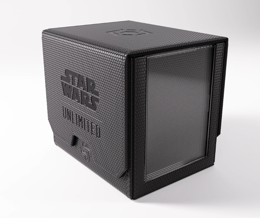 Deck Box: Star Wars: Unlimited Deck Pod, Black (لوازم للعبة تداول البطاقات)