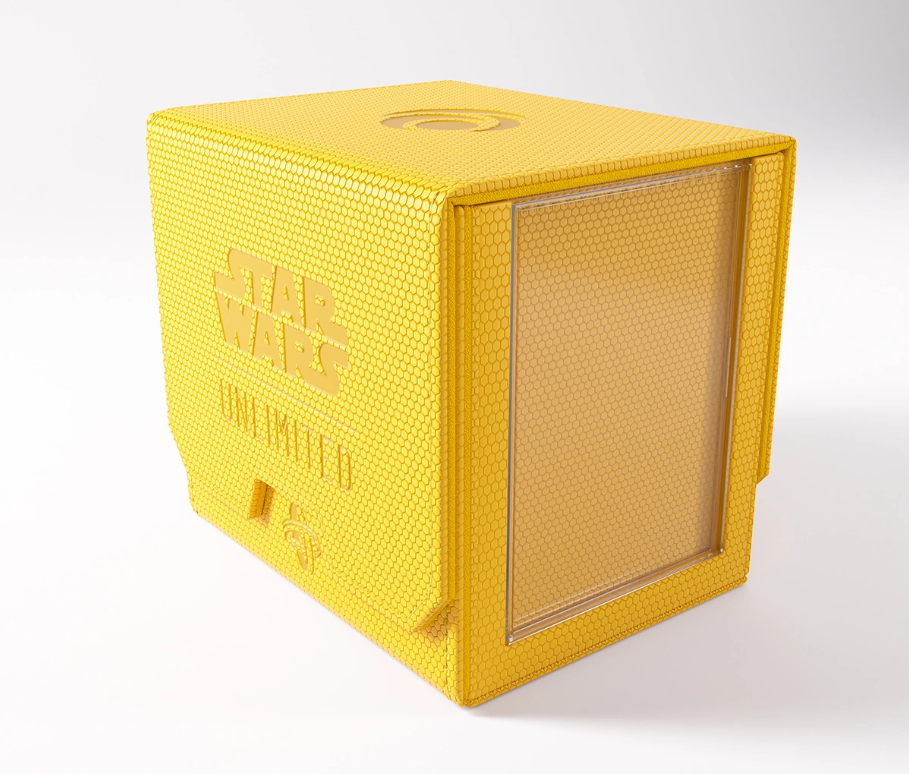 Deck Box: Star Wars: Unlimited Deck Pod, Yellow (لوازم للعبة تداول البطاقات)